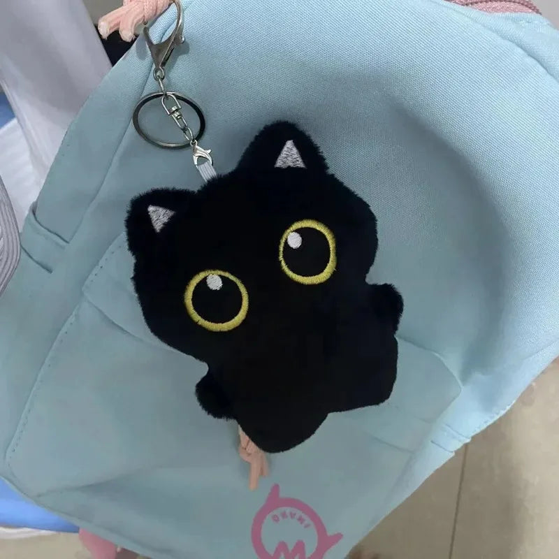 Black Cat Plush Toy – Soft Stuffed Animal for Kids & Room Decor