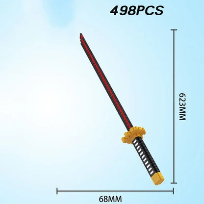 Sword Building Block Set – Katana Model Construction Toy