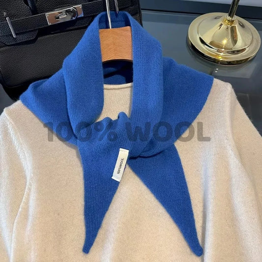 Wool Scarf for Women, 100% Wool Winter Wrap 60×130cm