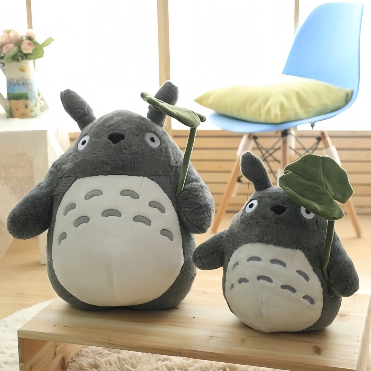 Lotus Leaf Plush Toy, 25cm Soft Stuffed Pillow for Home Decor