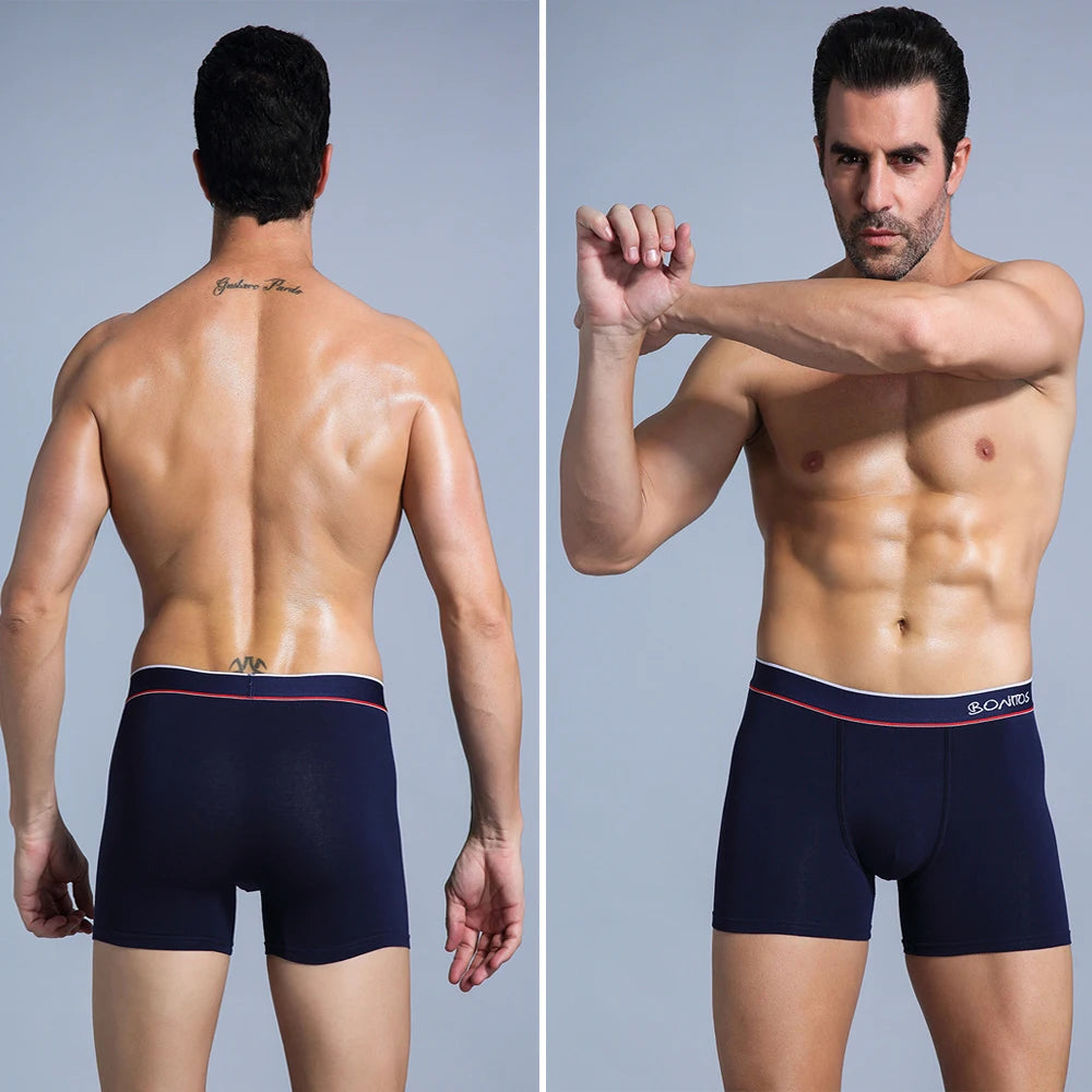 Men's Cotton Boxer Shorts Stretch Underwear Printed Design