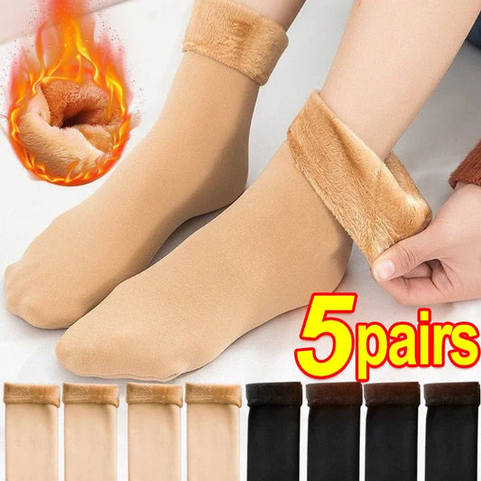 Warm Winter Socks – Women’s Thick Fleece Floor Socks