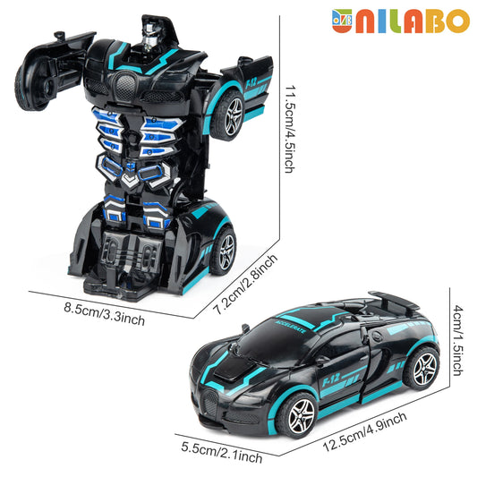 Transformable Robot Car Toy Diecast Educational Toy for Kids