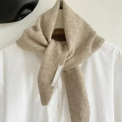 Women's Knitted Scarf Triangular Wool Blend Warm Headscarf