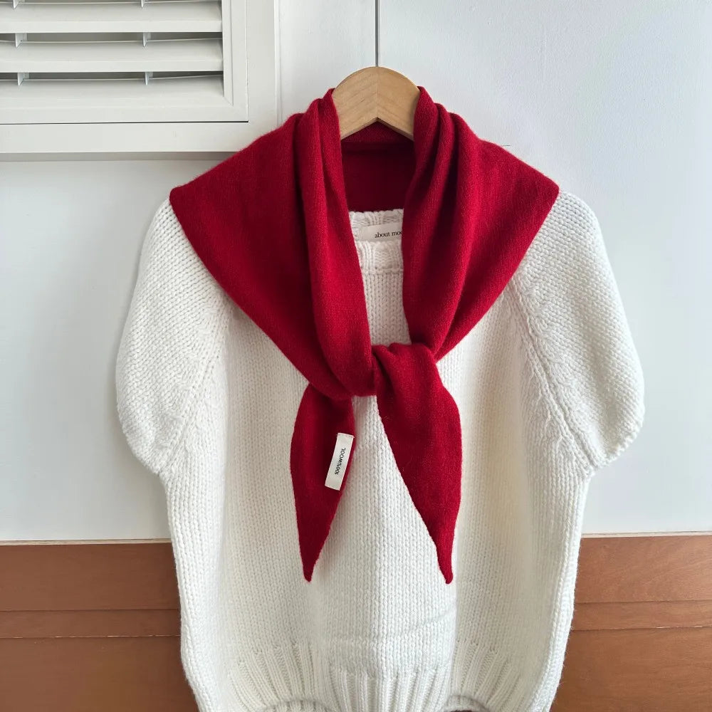 Scarf for Women – 100% Wool Warm Knit Winter Shawl