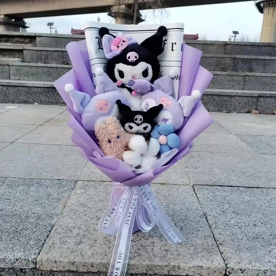 Plush Flower Bouquet with Soft Plush