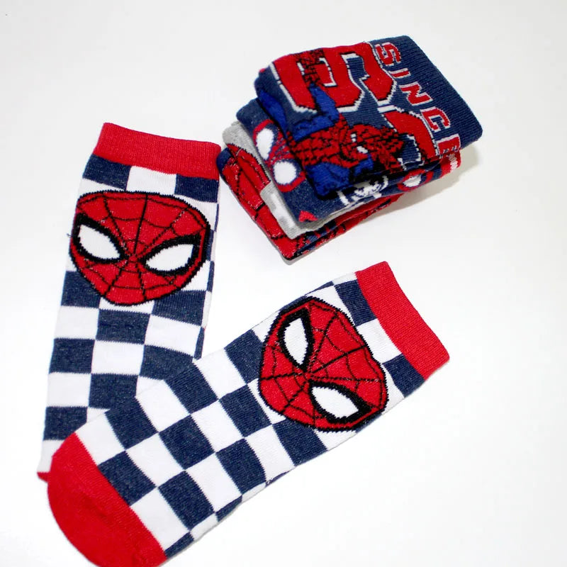 Kids Crew Socks 5 Pairs, Soft Casual Socks for Boys Ages 2-9
