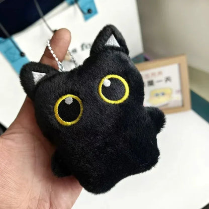 Black Cat Plush Toy – Soft Stuffed Animal for Kids & Room Decor