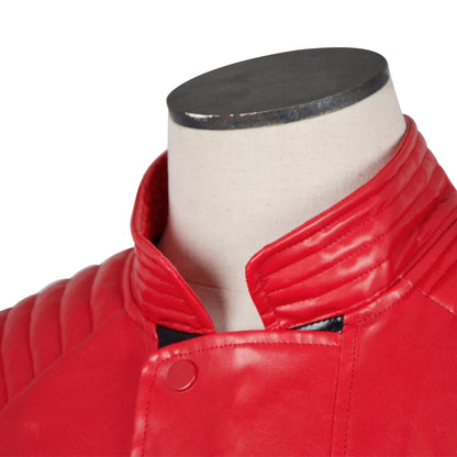 Men's Cosplay Jacket – Faux Leather Stage Costume Coat