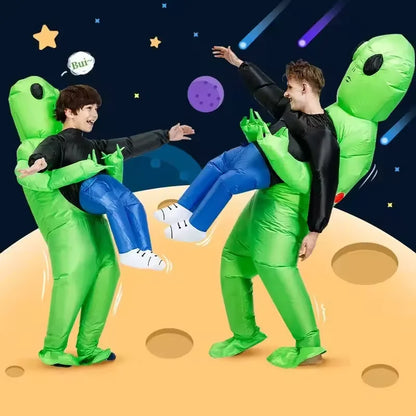 Inflatable Alien Costume for Adults and Kids Halloween Party