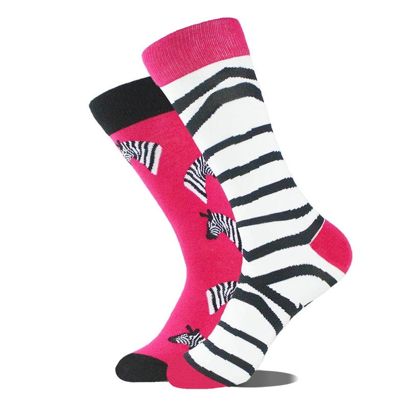 Funny Men's Socks Cotton Novelty Crew Socks Unisex
