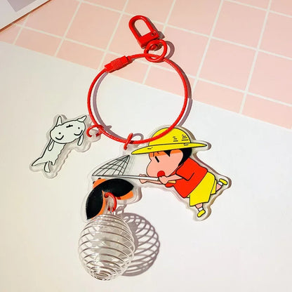 Anime Acrylic Keychain Cute Character Bag Charm for Backpacks