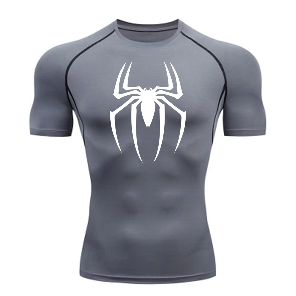 Men's Compression Shirt Quick Dry Short Sleeve Gym Running Top