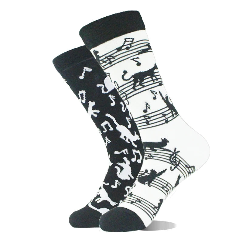 Funny Men's Socks Cotton Novelty Crew Socks Unisex