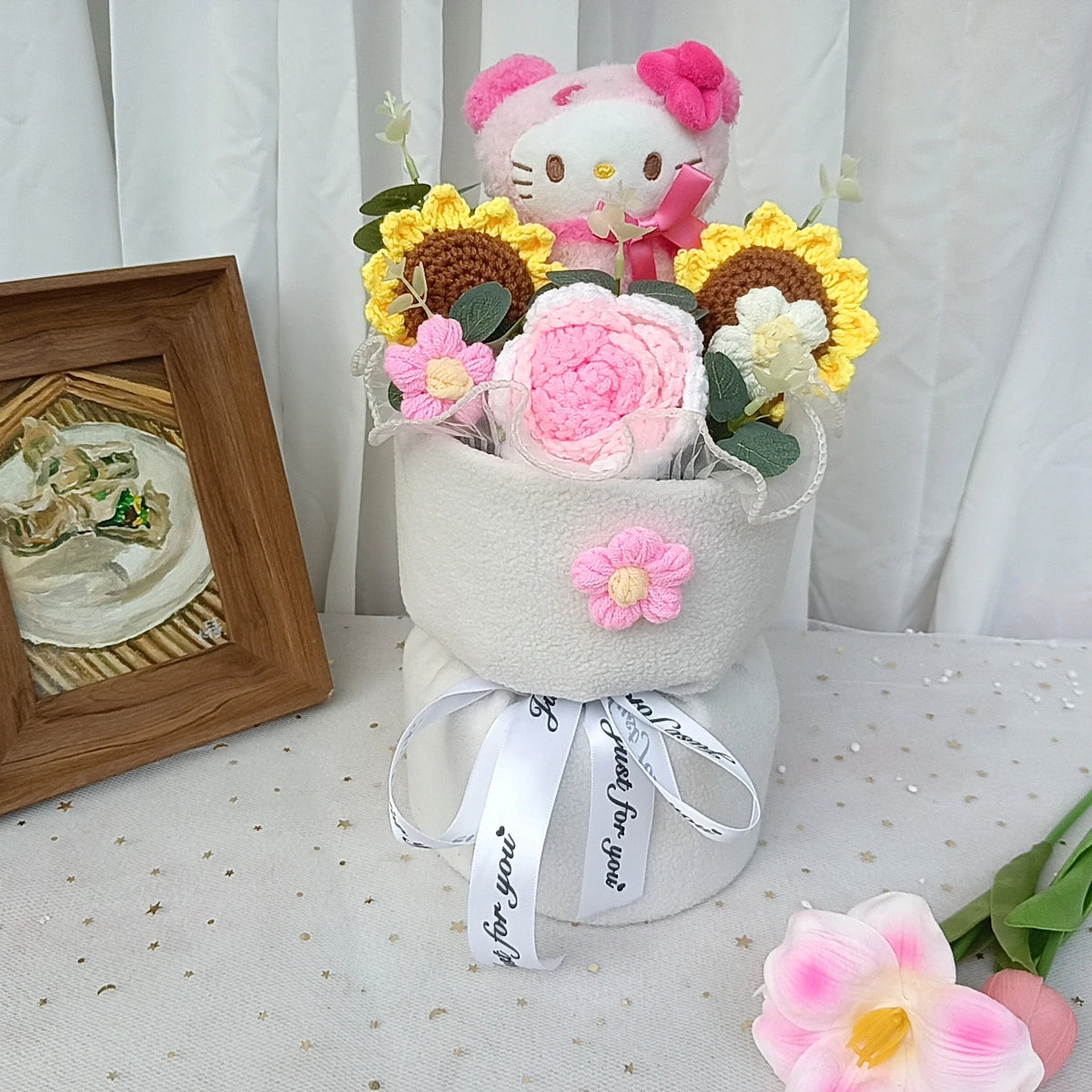 Plush Flower Bouquet with Soft Plush