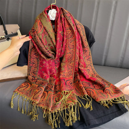 Women's Winter Scarf, Soft Pashmina Shawl Wrap