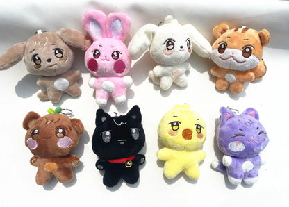 10CM Plush Keychain Cute Cartoon Pendant Bag Charm