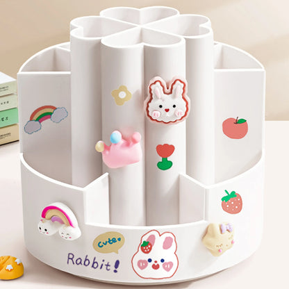 Rotating Pen Holder – Large Capacity Desk Organizer for Office & Study