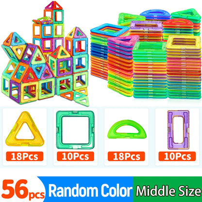 Magnetic Building Blocks STEM Construction Toys for Kids