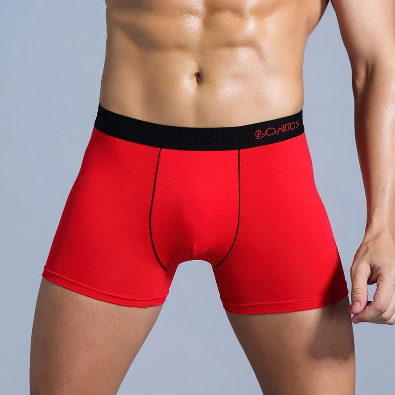 Men's Cotton Boxer Shorts Stretch Underwear Printed Design