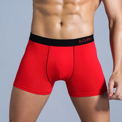 Men's Cotton Boxer Shorts Stretch Underwear Printed Design