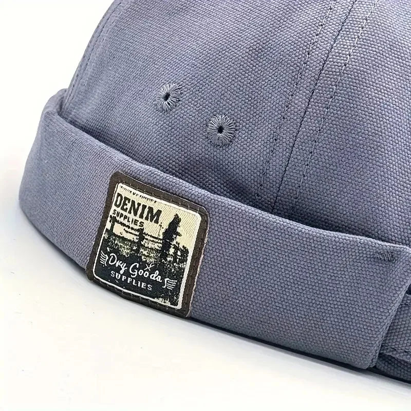 Unisex Docker Cap Cotton Brimless Foldable Skull Cap