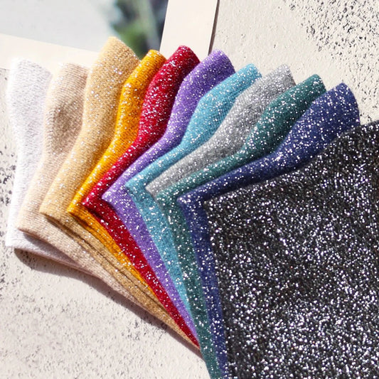 Women's Shiny Socks, Silk-Look Colorful Dress Socks 3 Pairs