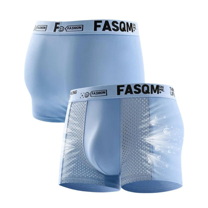 Men's Boxer Briefs Ice Silk Breathable Stretch Trunks