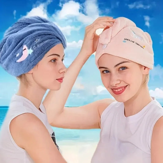 Microfiber Hair Towel Wrap, Quick Dry Hair Towel for Women & Girls