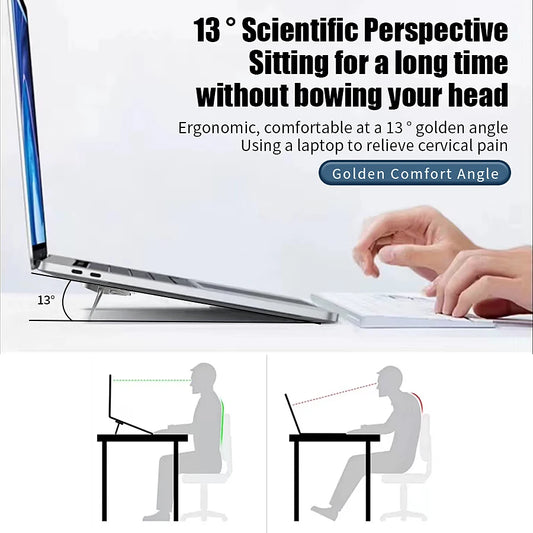 Portable Laptop Stand Mini Holder Riser for Notebook Desk