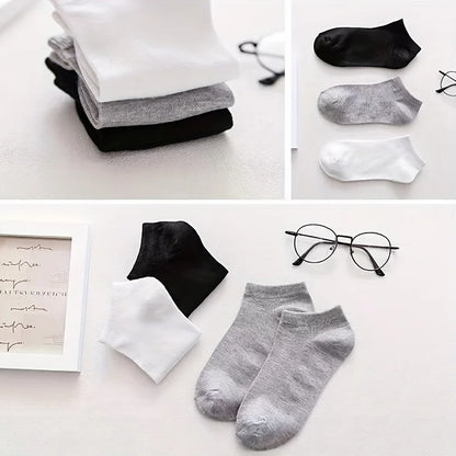 Men's Casual Socks Soft Breathable Low Cut Everyday Socks