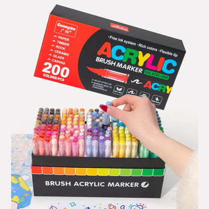 Acrylic Paint Markers Set – 12 to 240 Colors for Art & DIY