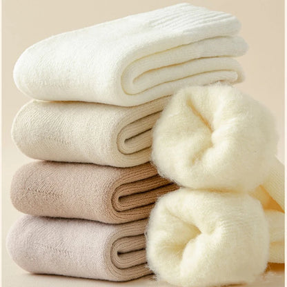 Women's Winter Socks Thick Wool Cashmere Warm 3-Pack