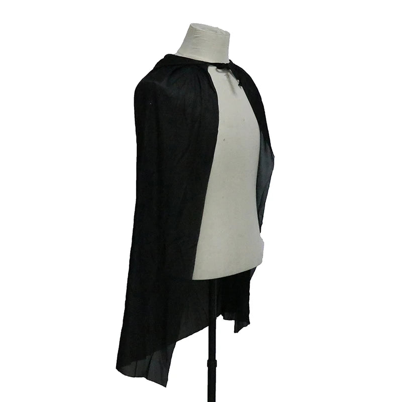 Vampire Costume Cloak Reversible Red Black Halloween Cape