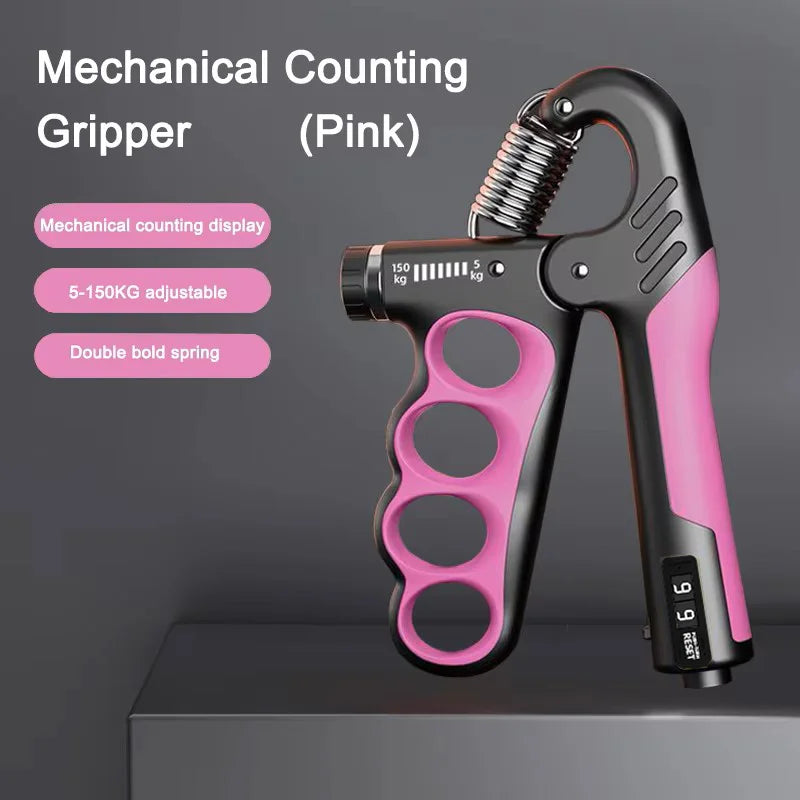 Grip Strength Trainer Adjustable Hand Grip Strengthener 5–100kg