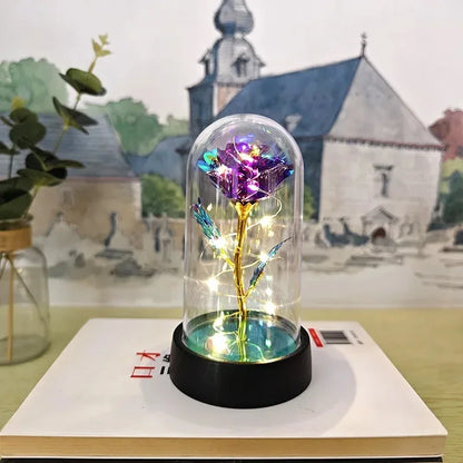 Artificial Rose LED Light Flower for Valentine’s Day Wedding Decor