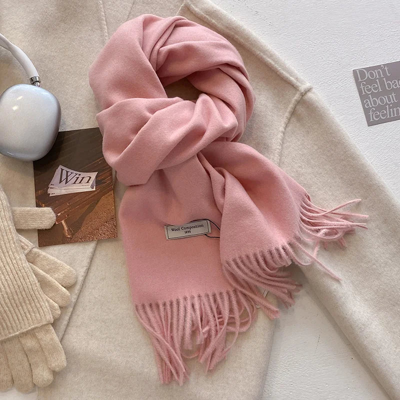 Women’s Winter Scarf – Warm Wool Blend Wrap for Cold Weather