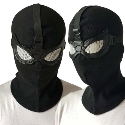 Spider Superhero Mask – Black Cosplay Helmet for Halloween