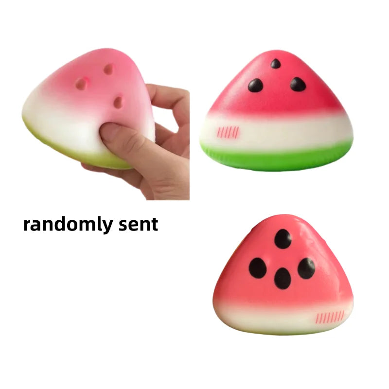Watermelon Squishy Toy Slow Rising Squeeze Fidget Stress Reliever 1-5pcs