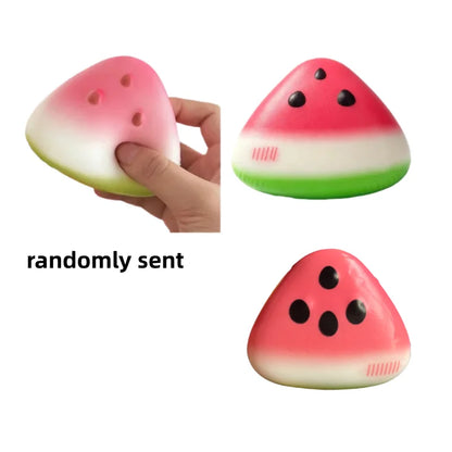 Watermelon Squishy Toy Slow Rising Squeeze Fidget Stress Reliever 1-5pcs