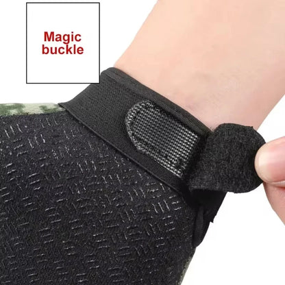 Fingerless Riding Gloves Non-Slip Motorcycle Cycling Gloves