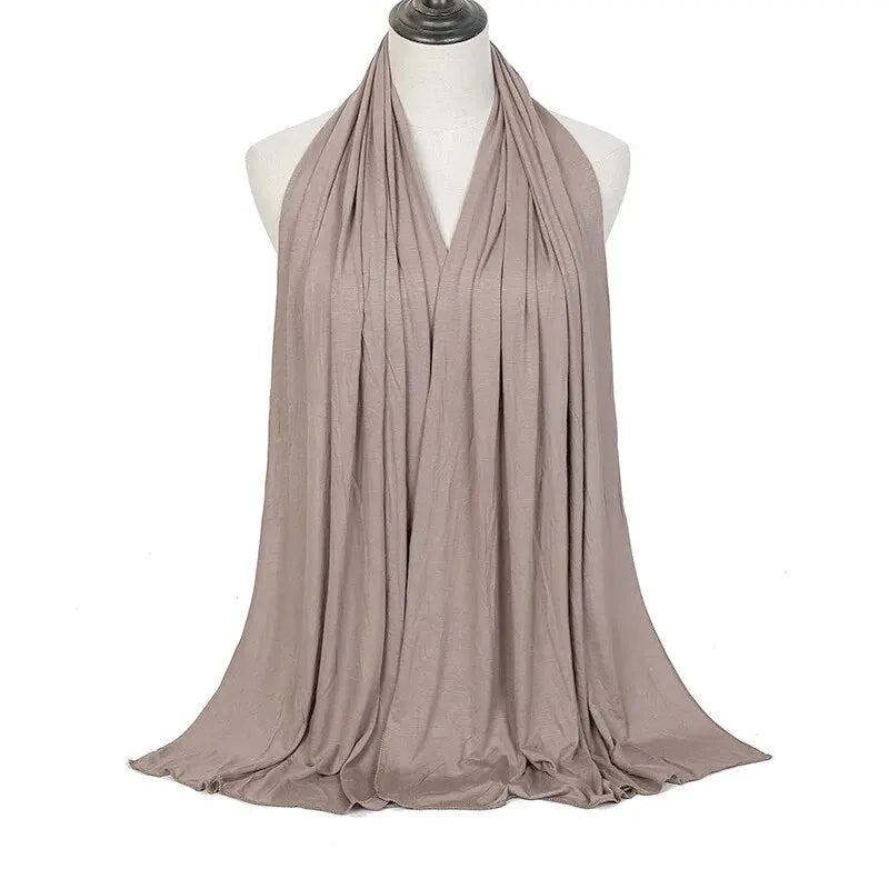Cotton Hijab Scarf Soft Jersey Muslim Head Wrap for Women