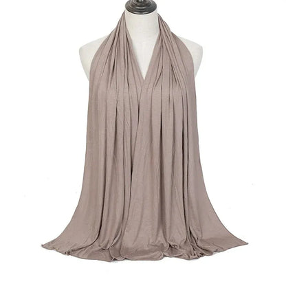Cotton Hijab Scarf Soft Jersey Muslim Head Wrap for Women