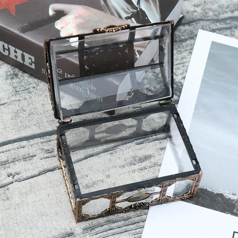 Pirate Treasure Box, Transparent Jewelry and Trinket Storage Chest