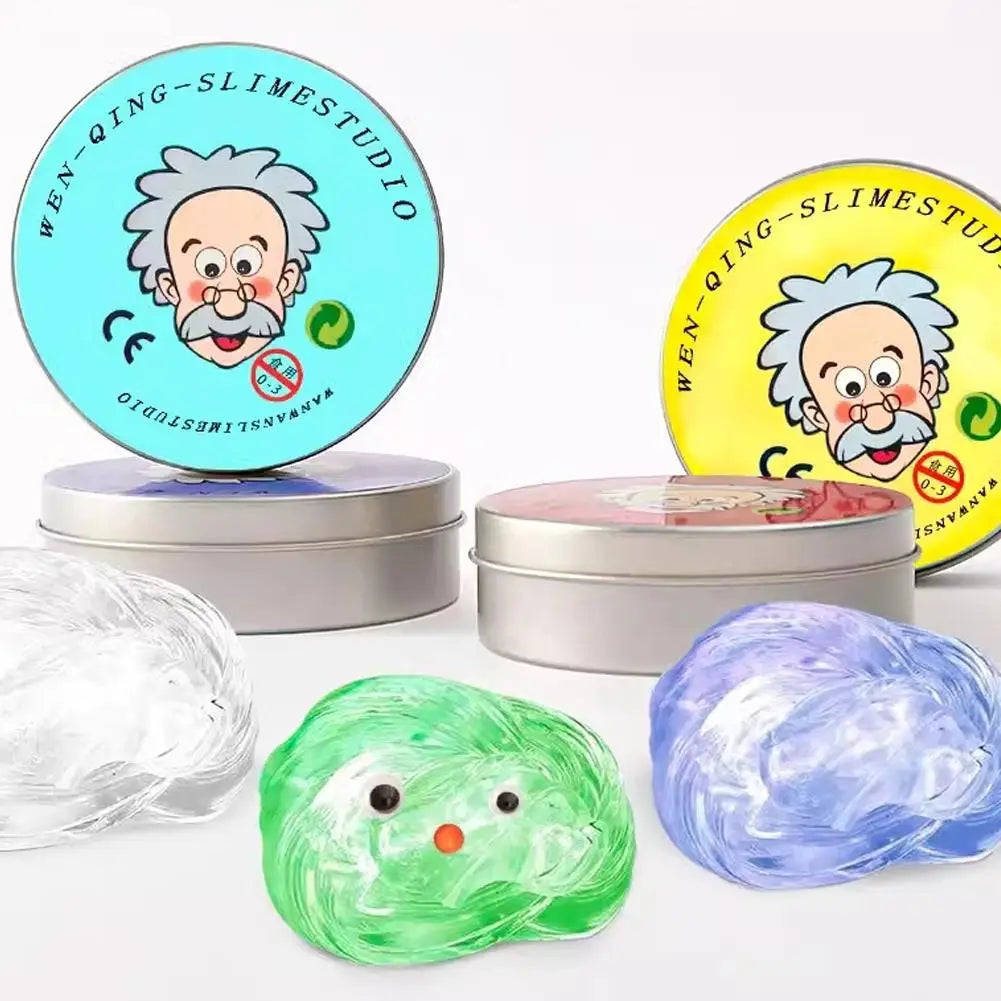 Crystal Clear Non-Newtonian Liquid Stress Putty Sensory Toy