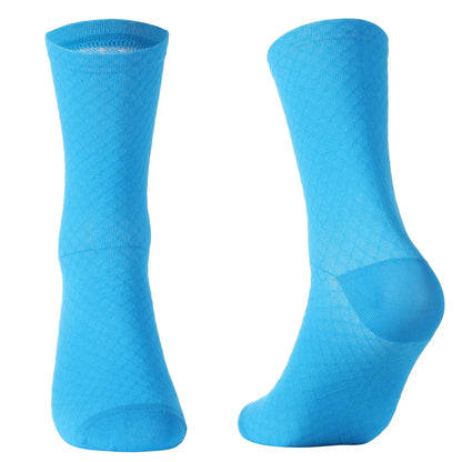 Cycling Socks Breathable Knee High Road Bike Sports Socks