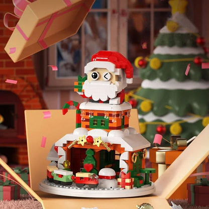 Christmas Building Blocks Set, Micro DIY Holiday Decoration Toy