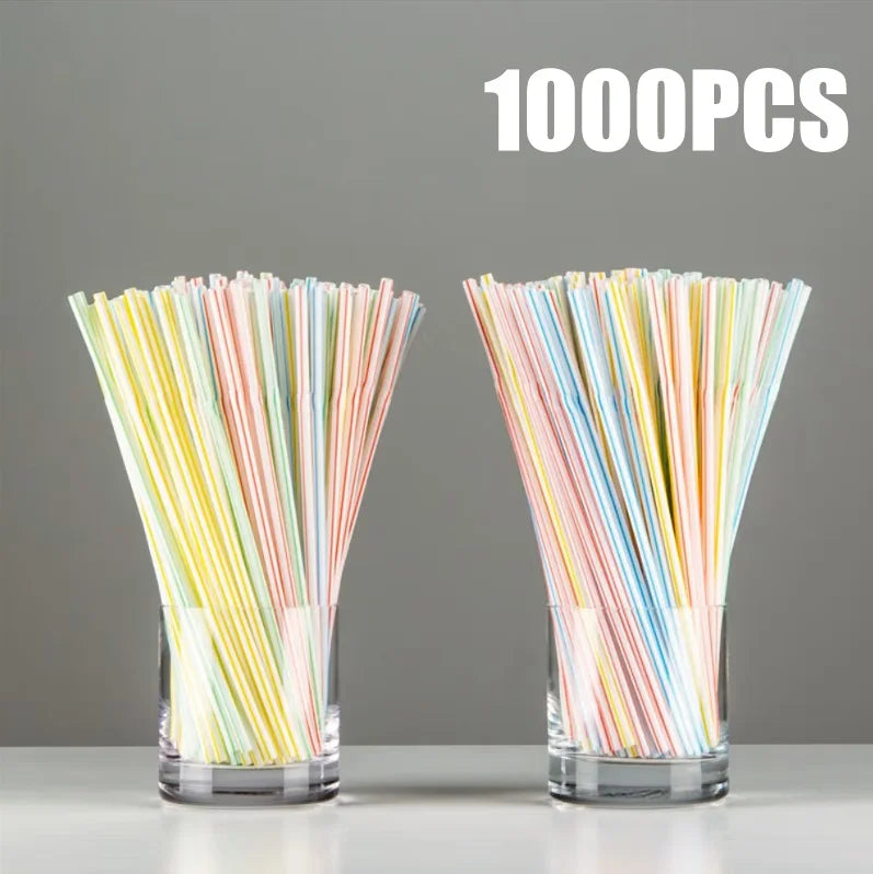Reusable Drinking Straws Multicolor Bendable Party Straws