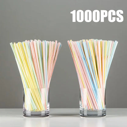 Reusable Drinking Straws Multicolor Bendable Party Straws