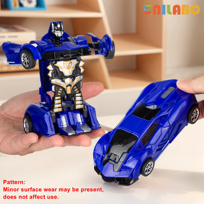Transformable Robot Car Toy No Battery Educational Toy for Kids